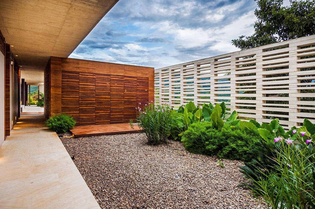 Jardín Arquitectura en Estudio Jardines de estilo moderno Madera Acabado en madera