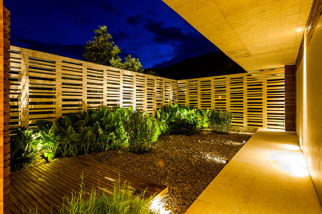 Jardín Arquitectura en Estudio Jardines de estilo moderno Hormigón