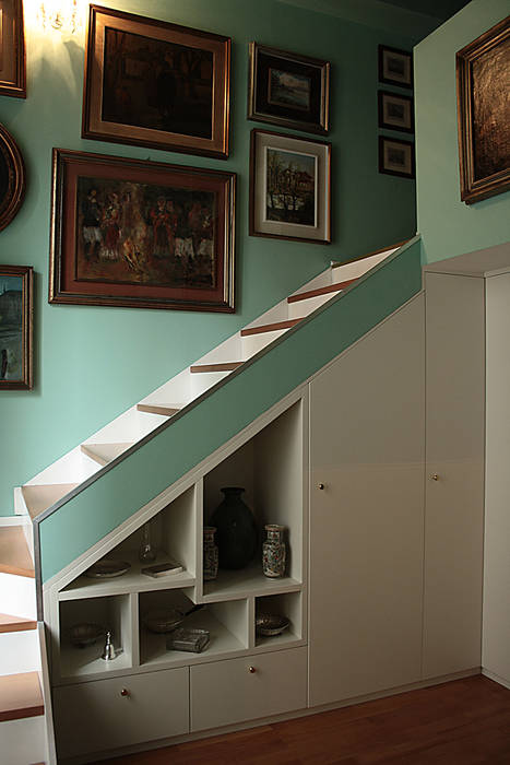 Progetto Francesca - Milano, Giorgio Gravina Giorgio Gravina Classic style corridor, hallway and stairs