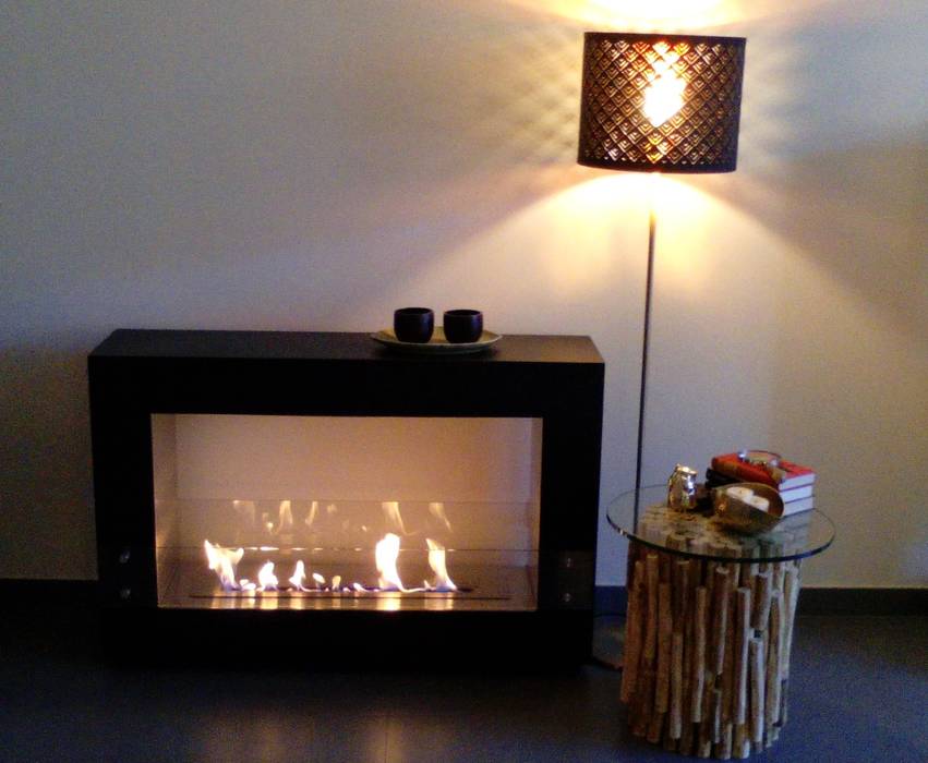 Biolareira Valência, Clearfire - Lareiras Etanol Clearfire - Lareiras Etanol Modern living room Iron/Steel Fireplaces & accessories