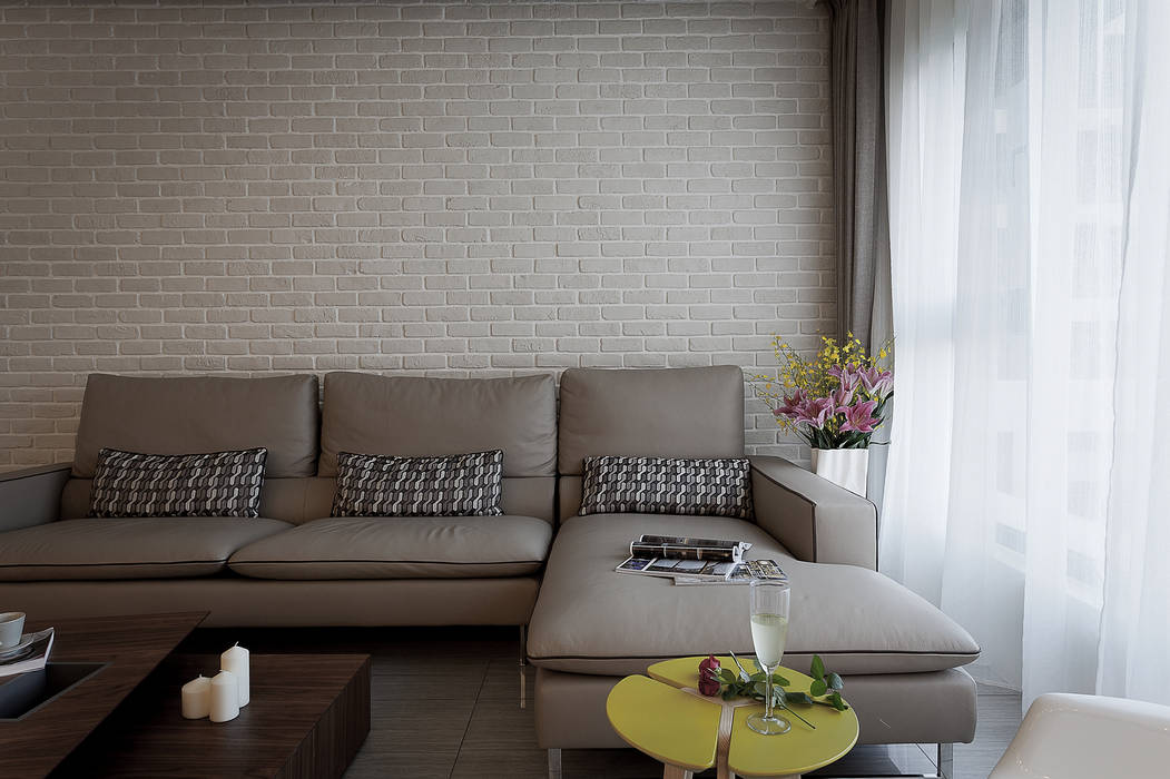風雅, Heng Yueh 恆岳設計 Heng Yueh 恆岳設計 客廳 沙發與扶手椅