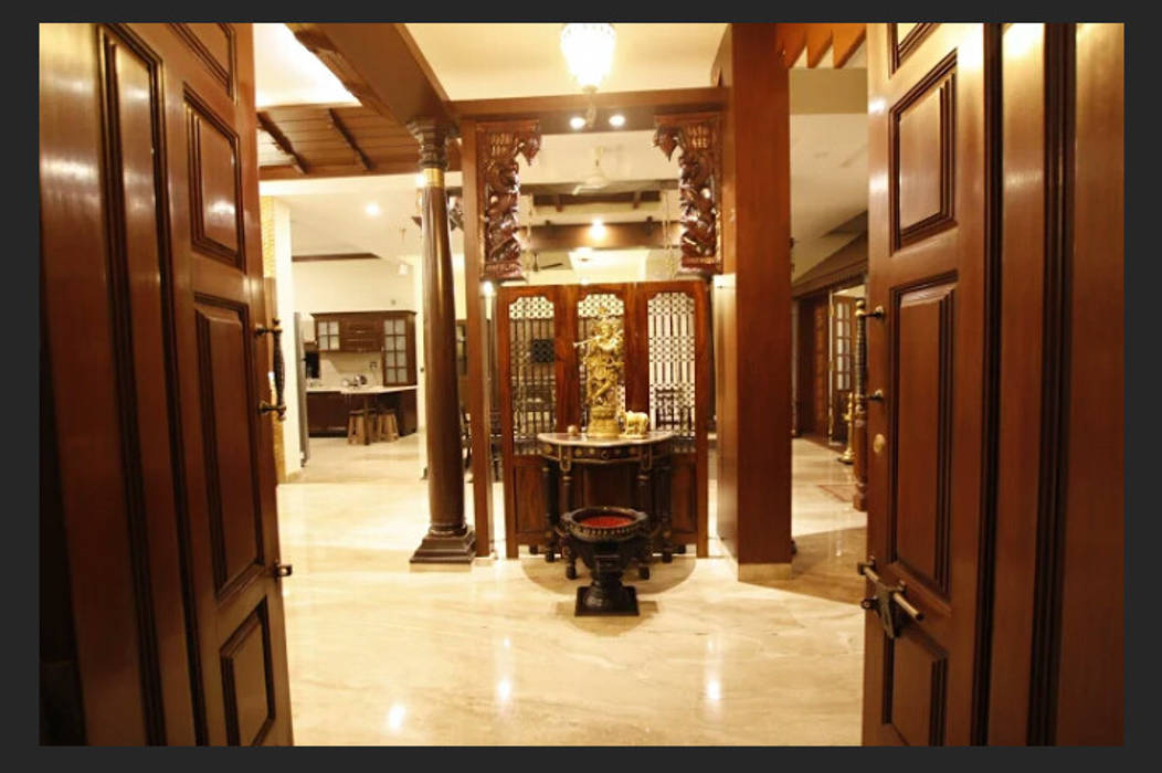 Srinivas house in Bangalore , montimers montimers Classic style corridor, hallway and stairs