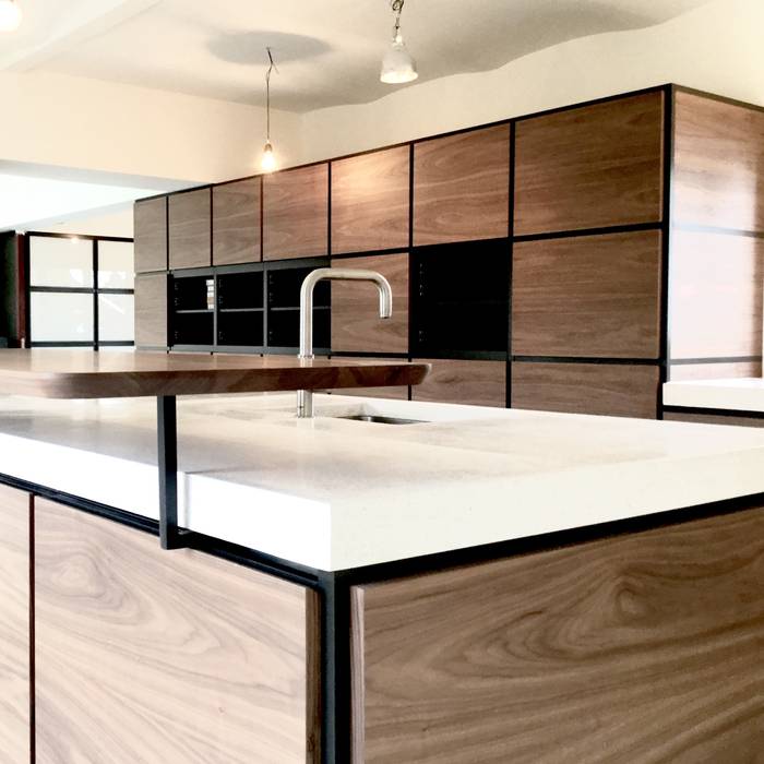 XL massief terrazzo keukenwerkblad, QUINT&RONGEN QUINT&RONGEN Minimalist kitchen
