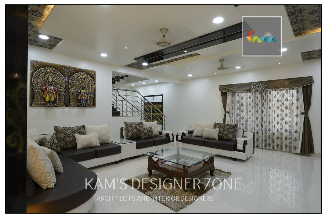 Living Room Design KAMS DESIGNER ZONE Colonial style living room Accessories & decoration