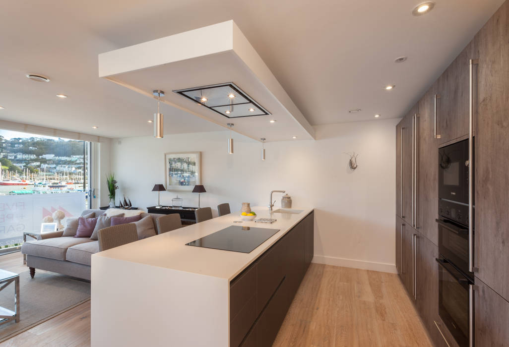 show apartment Greengage Interiors Cocinas de estilo moderno