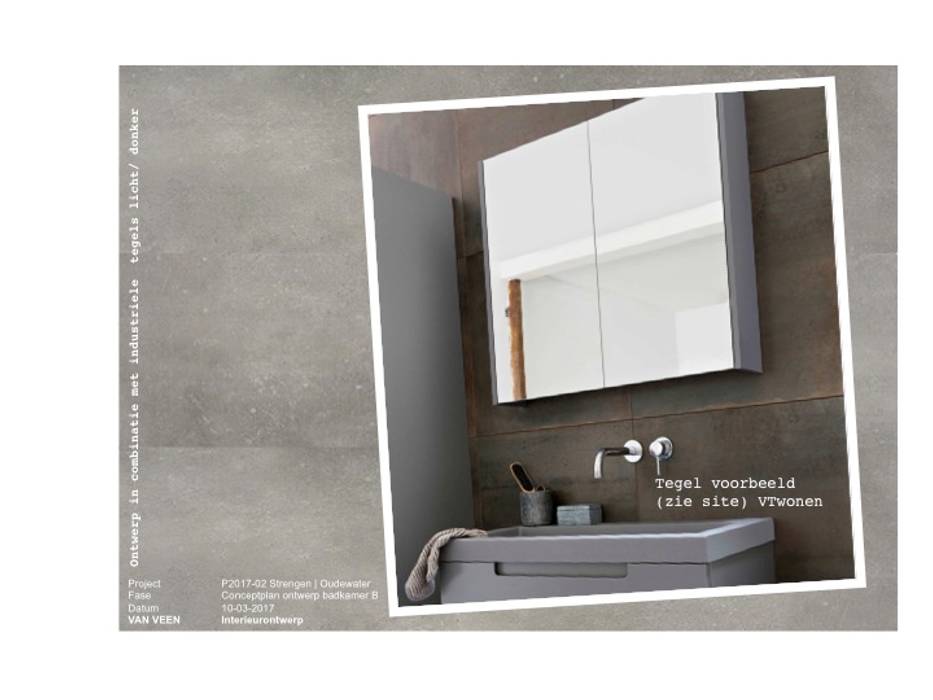 ONTWERP BADKAMER, VAN VEEN INTERIOR DESIGN VAN VEEN INTERIOR DESIGN Classic style bathroom