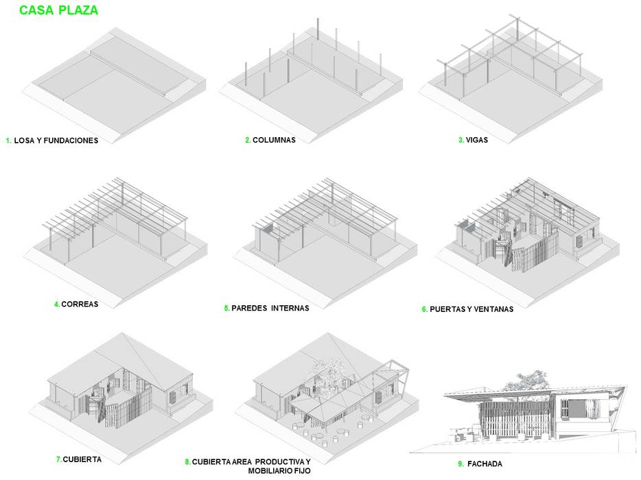 Casa Plaza (Vivienda Barrial Productiva), Taller de Desarrollo Urbano Taller de Desarrollo Urbano Будинки