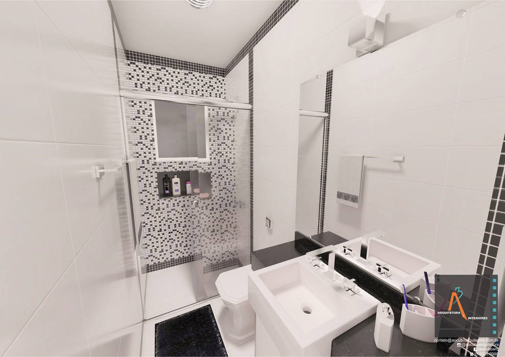 homify Modern Banyo Mozaik