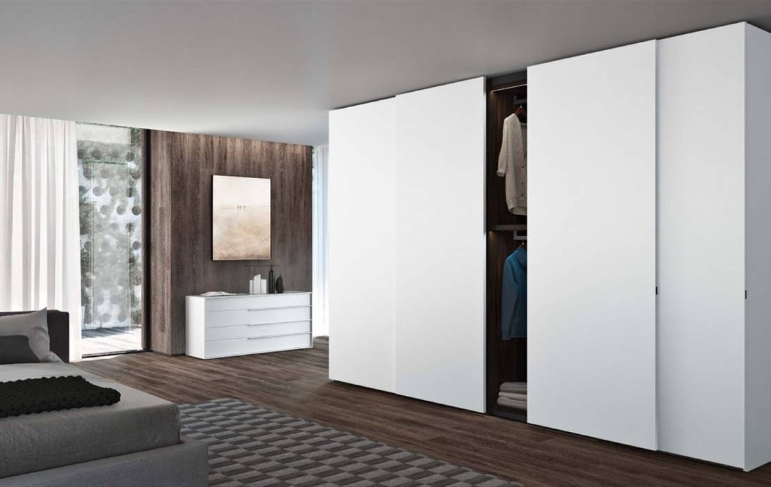 PLANA SLIDING DOOR WARDROBES IQ Furniture ห้องแต่งตัว ตู้เสื้อผ้าและลิ้นชัก