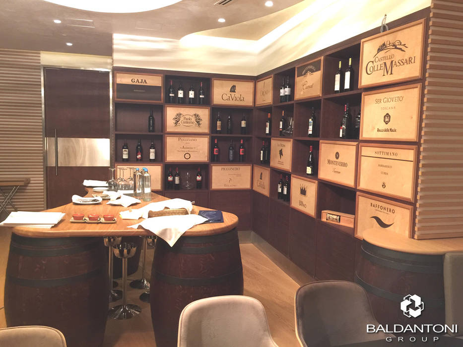 Ristorante Portofino, Paliouri, Grecia, Baldantoni Group Baldantoni Group Bodegas de estilo moderno Madera Acabado en madera