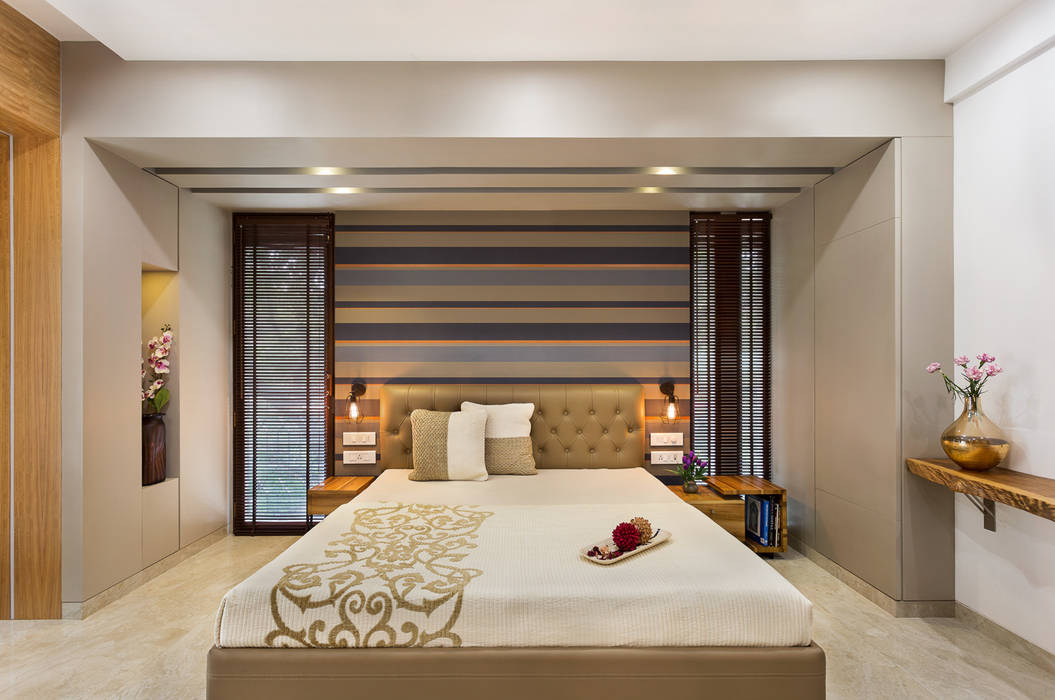 Master Bedroom The design house Modern style bedroom Wood Wood effect