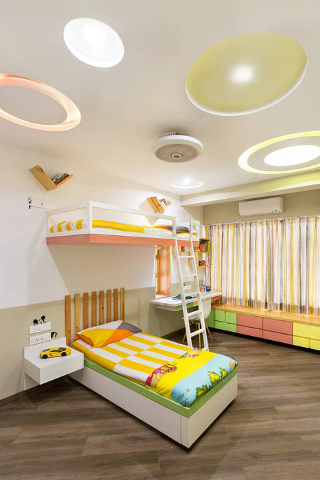 Kid's Room The design house Modern style bedroom Wood Wood effect