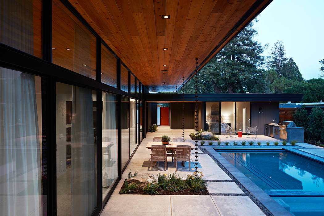 Glass Wall House, Klopf Architecture Klopf Architecture Modern Houses