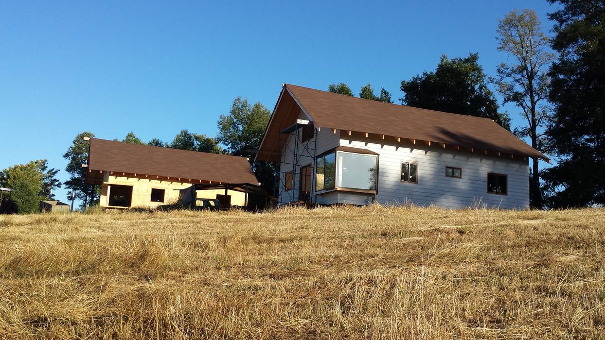 Cabaña Ñancul, Arquitectura y Construcción Chinquel Arquitectura y Construcción Chinquel Casas de estilo rústico Madera Acabado en madera