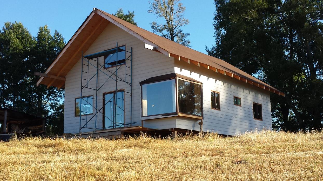 Cabaña Ñancul, Arquitectura y Construcción Chinquel Arquitectura y Construcción Chinquel Casas de estilo rústico Madera Acabado en madera