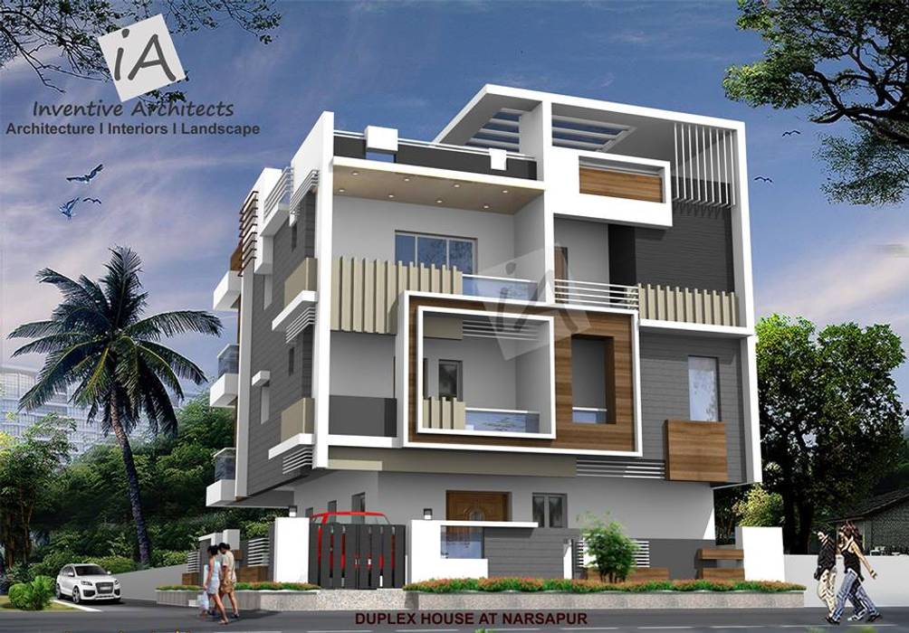 Residential g+2 project modern houses by ...