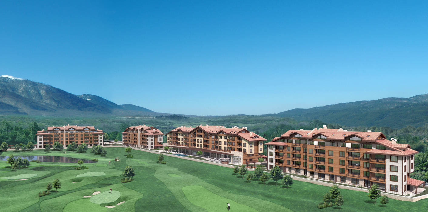 White Fir Resort in Bansko, Bulgaria, eNArch.info eNArch.info مساحات تجارية فنادق