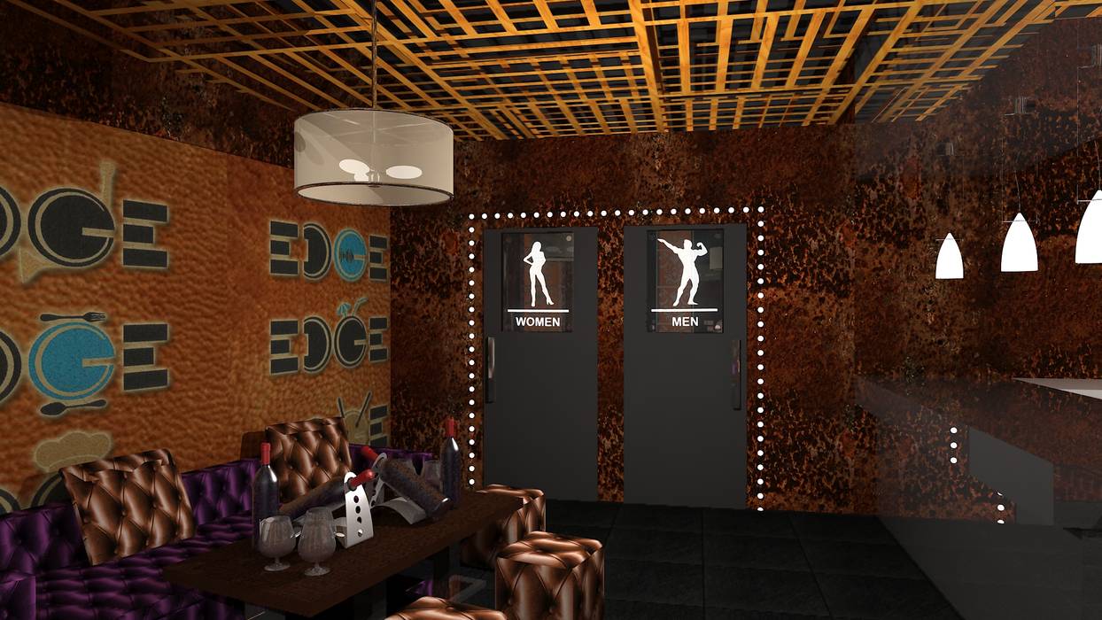 EDGE Night Club, Gurooji Designs Gurooji Designs Commercial spaces Bars & clubs