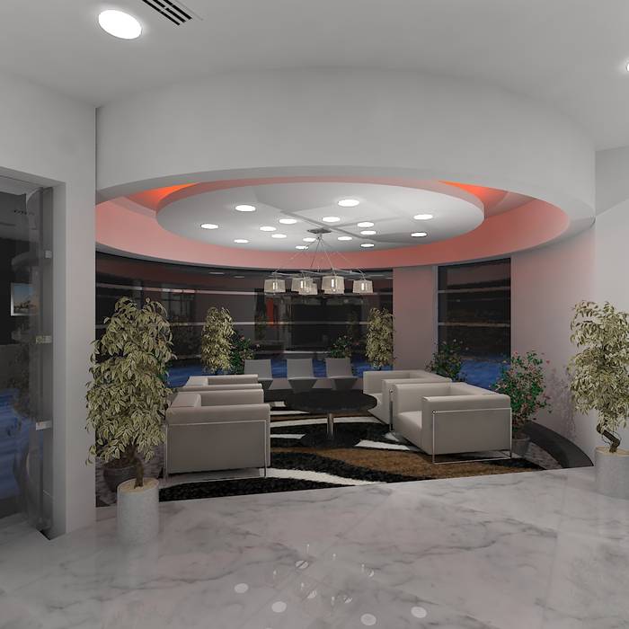 Reception Waiting Gurooji Designs Commercial spaces Office buildings