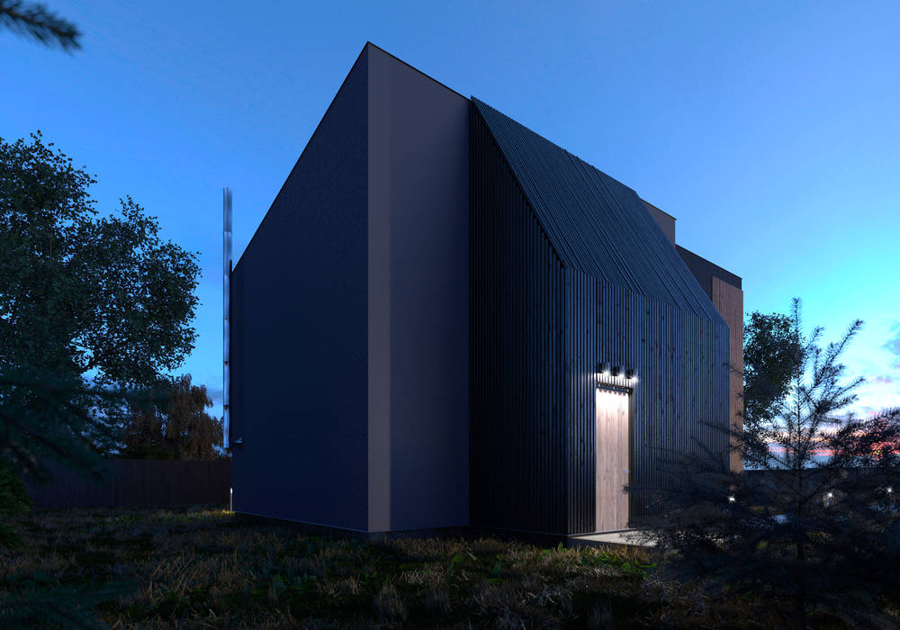 102HOUSE, Grynevich Architects Grynevich Architects Case in stile minimalista Legno Effetto legno