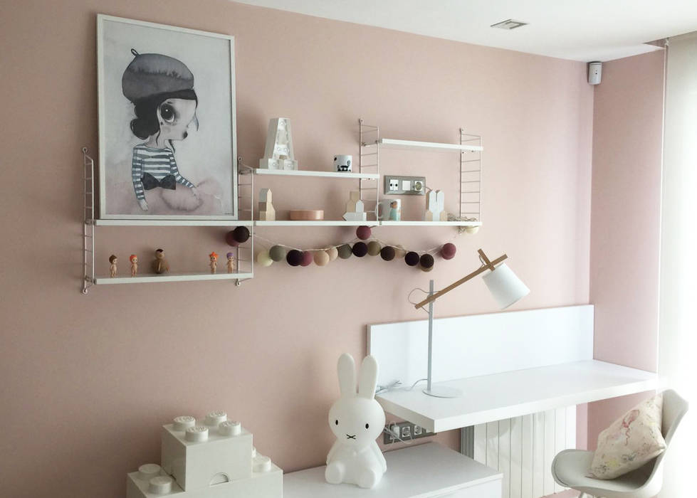 Habitación infantil Clouds Grey-Pink, TocToc TocToc Nursery/kid’s room