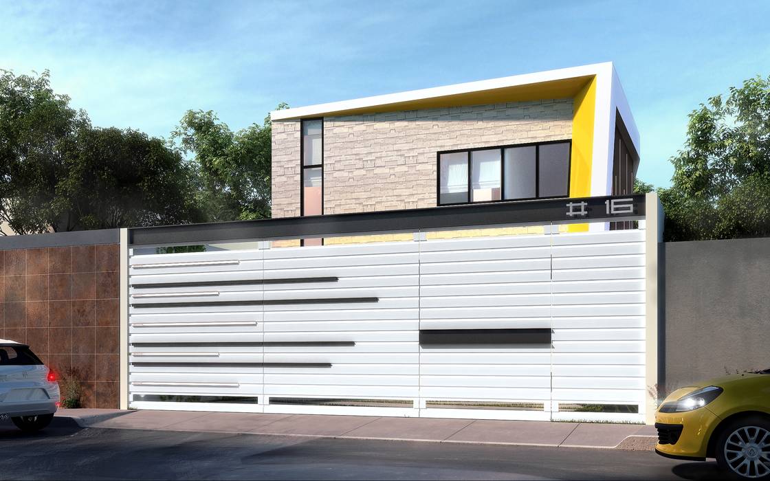 Fachada WEARQS Casas modernas