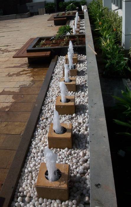 Water Fountain Land Design Landscape Architects Commercial Spaces Homify