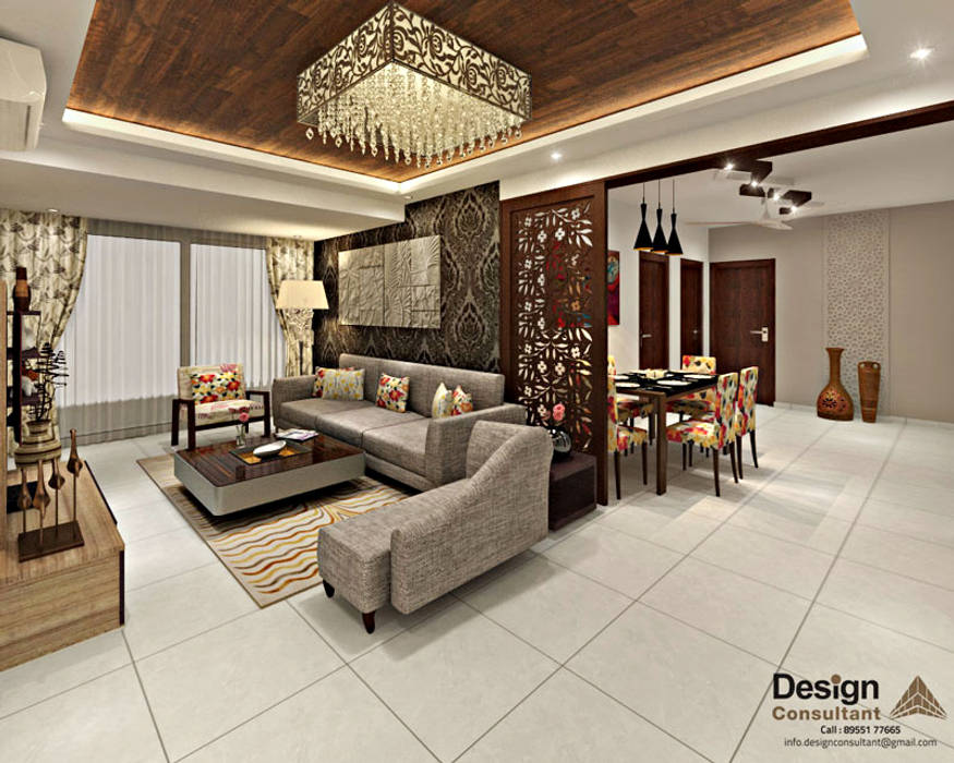 homify Ruang Keluarga Gaya Asia