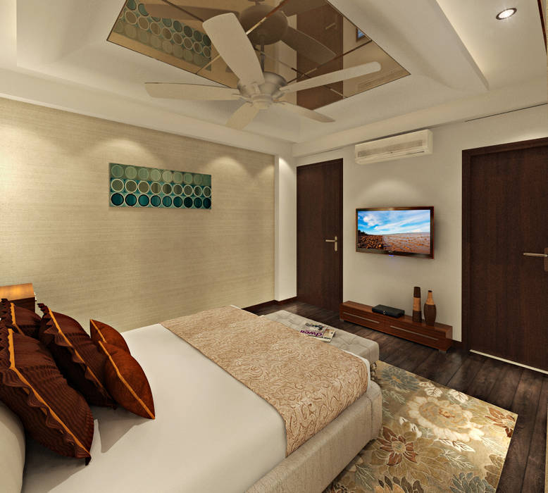 Master Bedroom homify Asian style bedroom