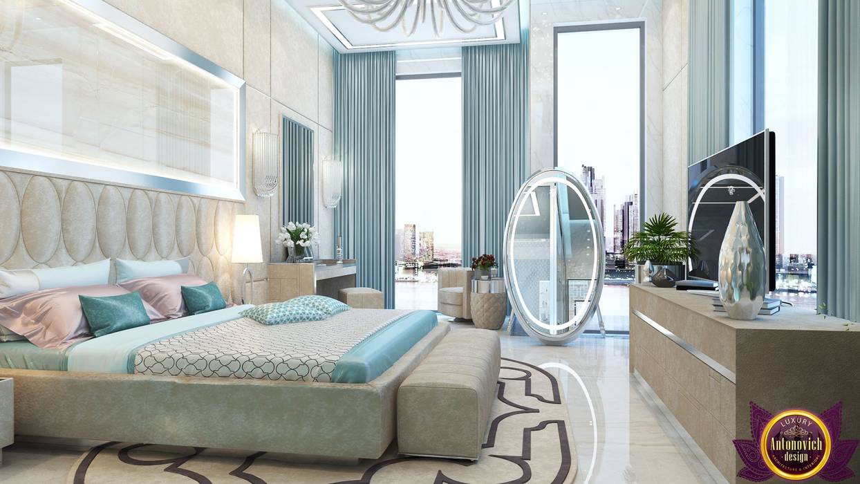 Divine interior design by Katrina Antonovich, Luxury Antonovich Design Luxury Antonovich Design Modern style bedroom