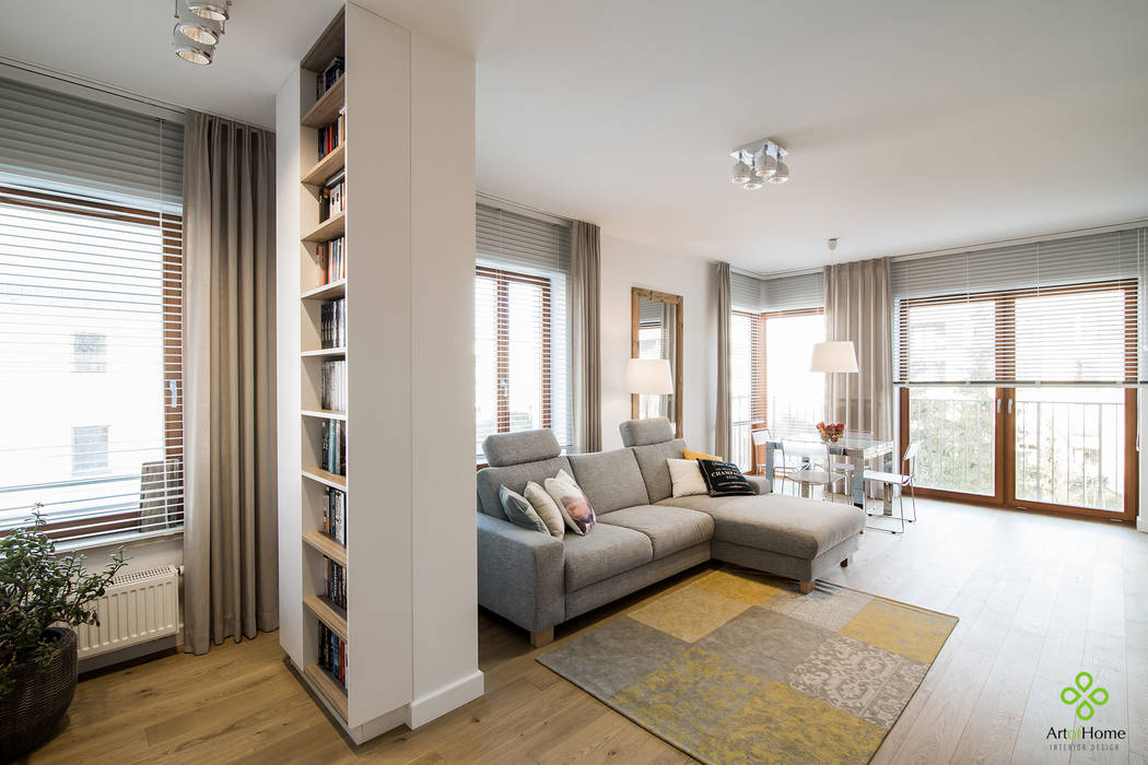 Salas de estar escandinavas por art of home escandinavo | homify