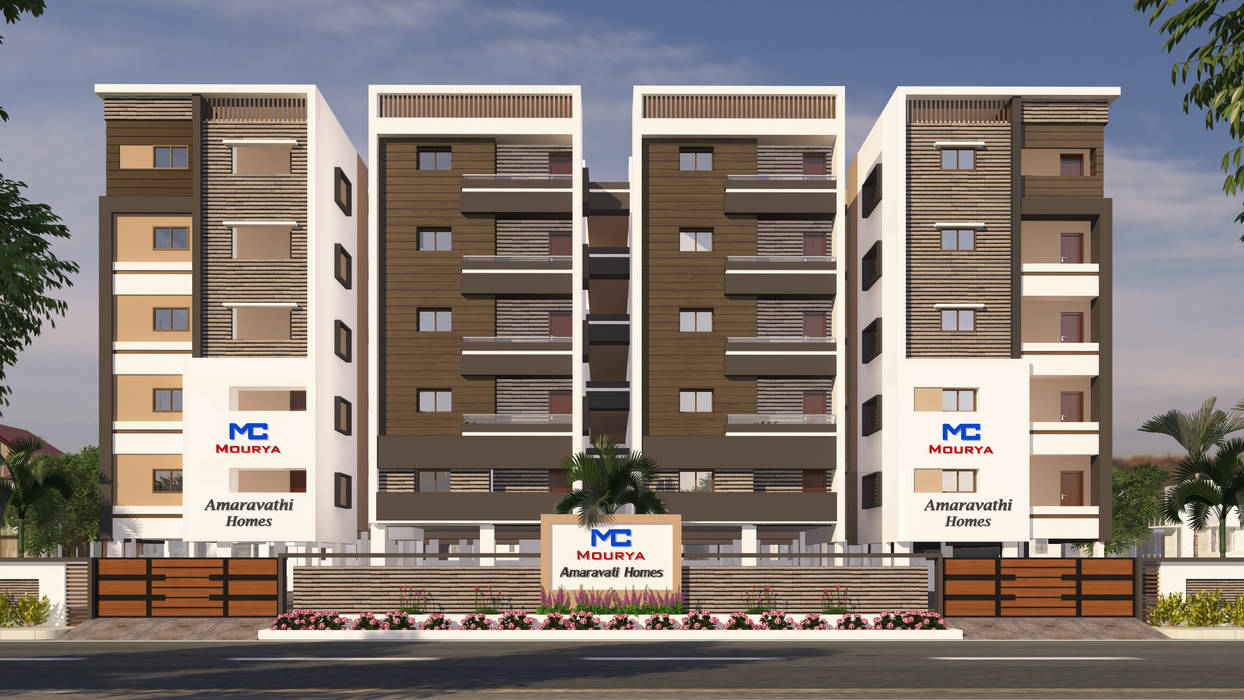 Mourya Amaravathi Homes, Mourya Constructions Mourya Constructions Classic style houses