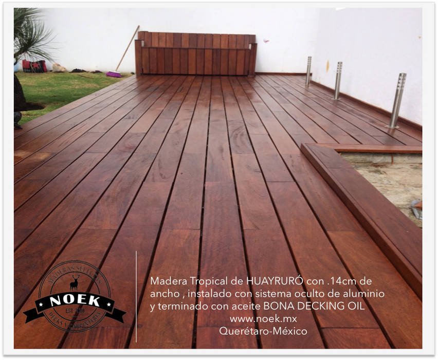 Minimalist Style Garden By Noek Pisos De Madera Y Carpinteria