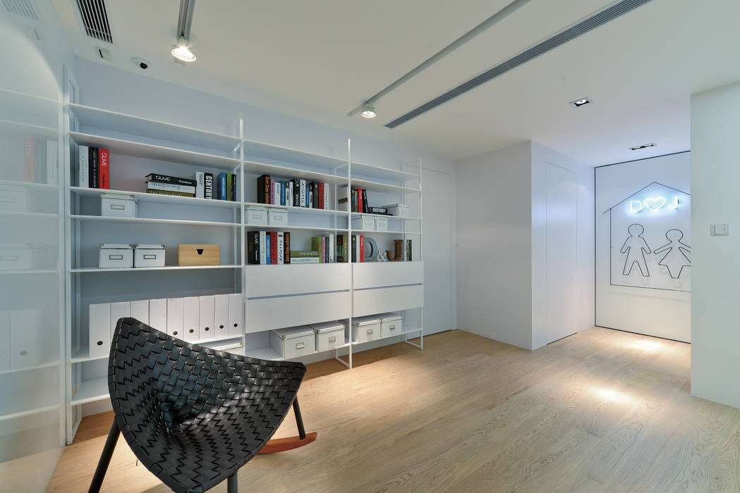 House in Shatin , Millimeter Interior Design Limited Millimeter Interior Design Limited Modern study/office