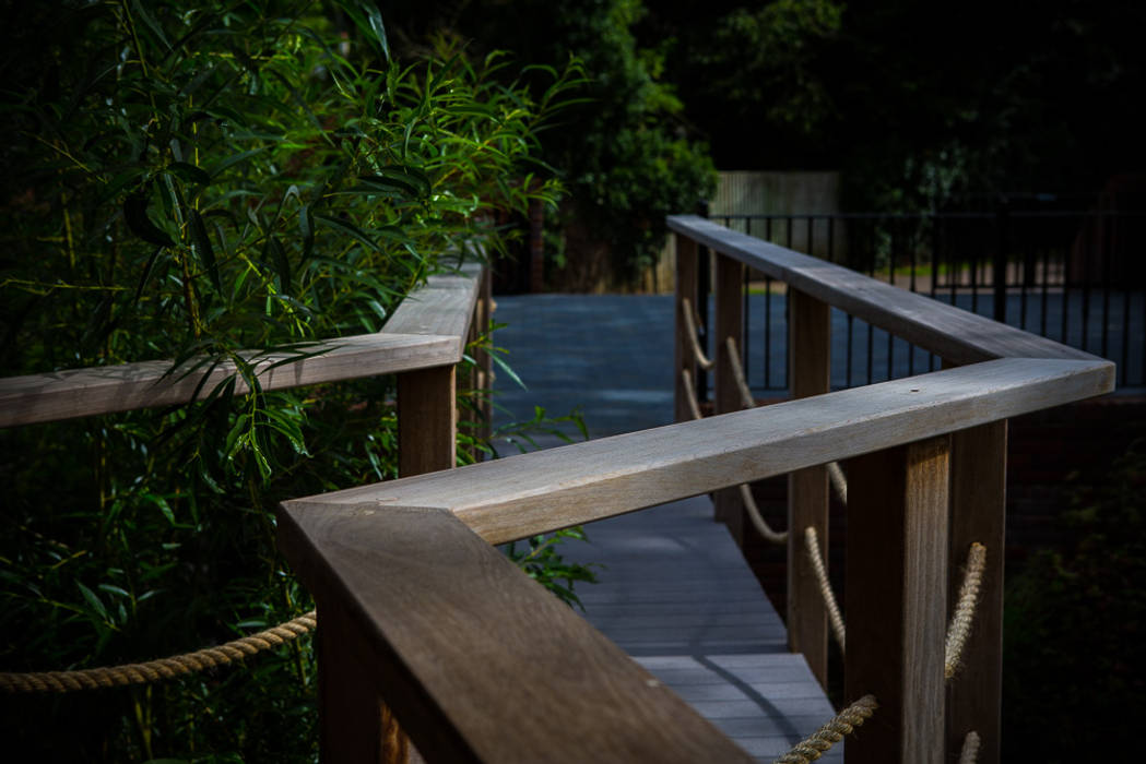 Flood Plain, Cool Gardens Landscaping Cool Gardens Landscaping outdoor,garden,wood,bridge,decking,rope,flood