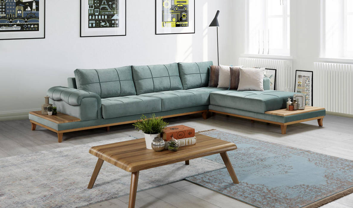 Tempo Köşe Takımı CaddeYıldız furniture Modern Oturma Odası Aksesuarlar & Dekorasyon