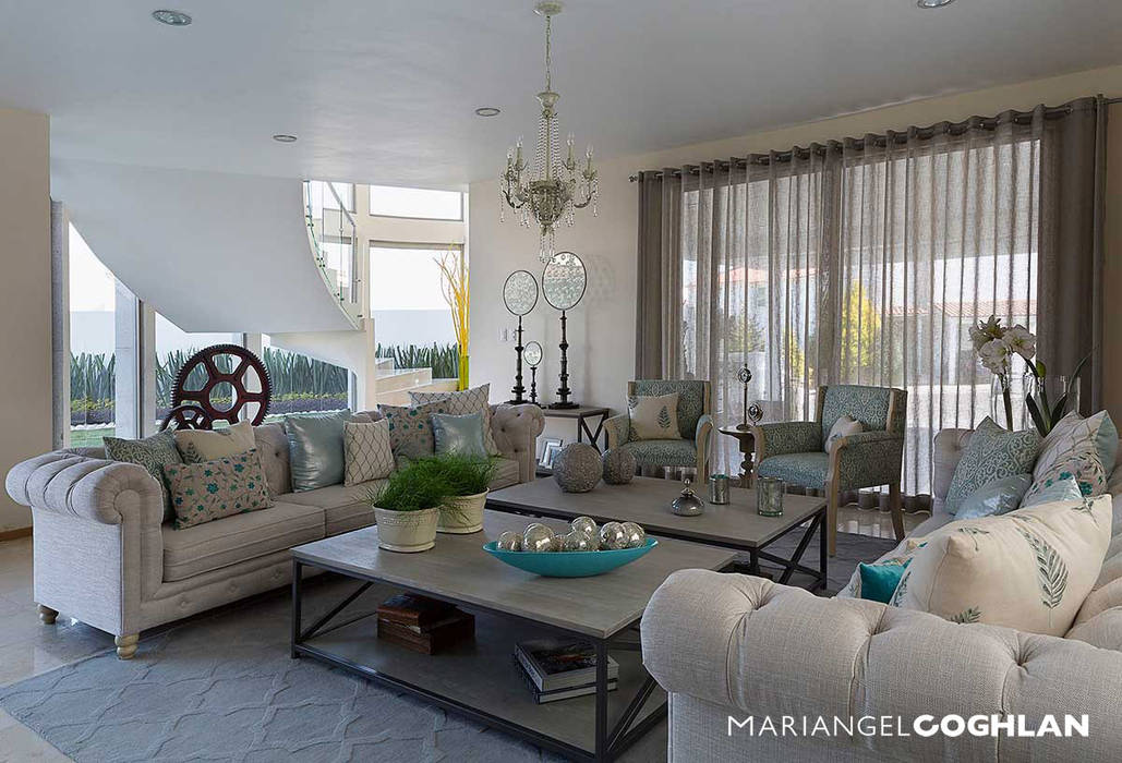 Proyecto Almendros, MARIANGEL COGHLAN MARIANGEL COGHLAN Modern living room