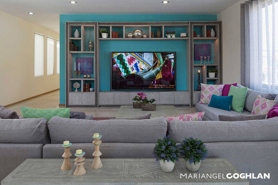 Proyecto Almendros, MARIANGEL COGHLAN MARIANGEL COGHLAN Modern living room