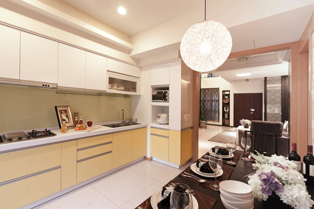 仰‧初相, 芸采創意空間設計-YCID Interior Design 芸采創意空間設計-YCID Interior Design Tropical style kitchen