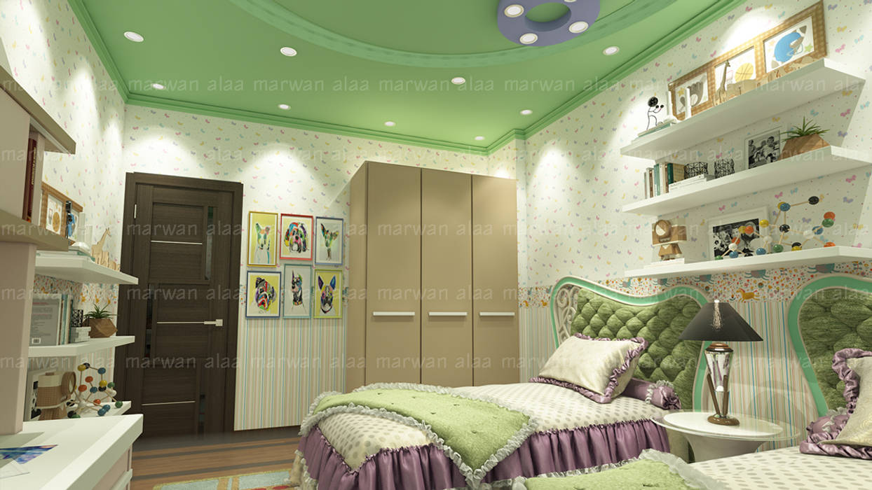 لقطات بسيطة من تصميماتنا الداخلية, EHAF Consulting Engineers EHAF Consulting Engineers Modern Bedroom