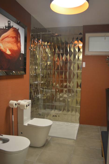 casa particular, carla gago-interiores carla gago-interiores Modern bathroom Bathtubs & showers