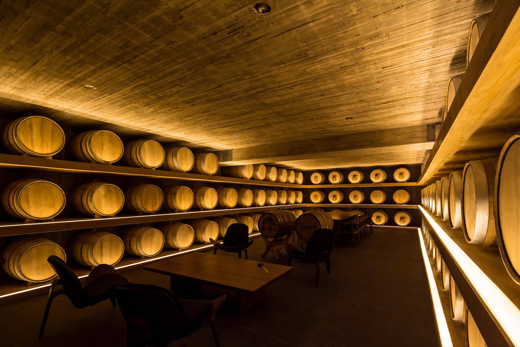 Terraza Destilería, 1540 Arquitectura 1540 Arquitectura Wine cellar Concrete
