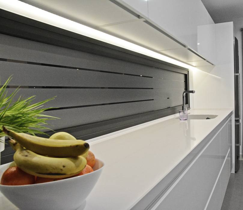 Cocina Cocinahogar Estudio Cocinas de estilo minimalista Doimo,Silestone,Siemens,Falmec,Franke