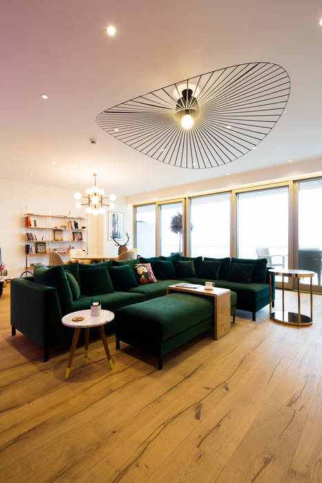 PRIVATE RESIDENCE - ISTANBUL, MERVE KAHRAMAN PRODUCTS & INTERIORS MERVE KAHRAMAN PRODUCTS & INTERIORS Modern Living Room