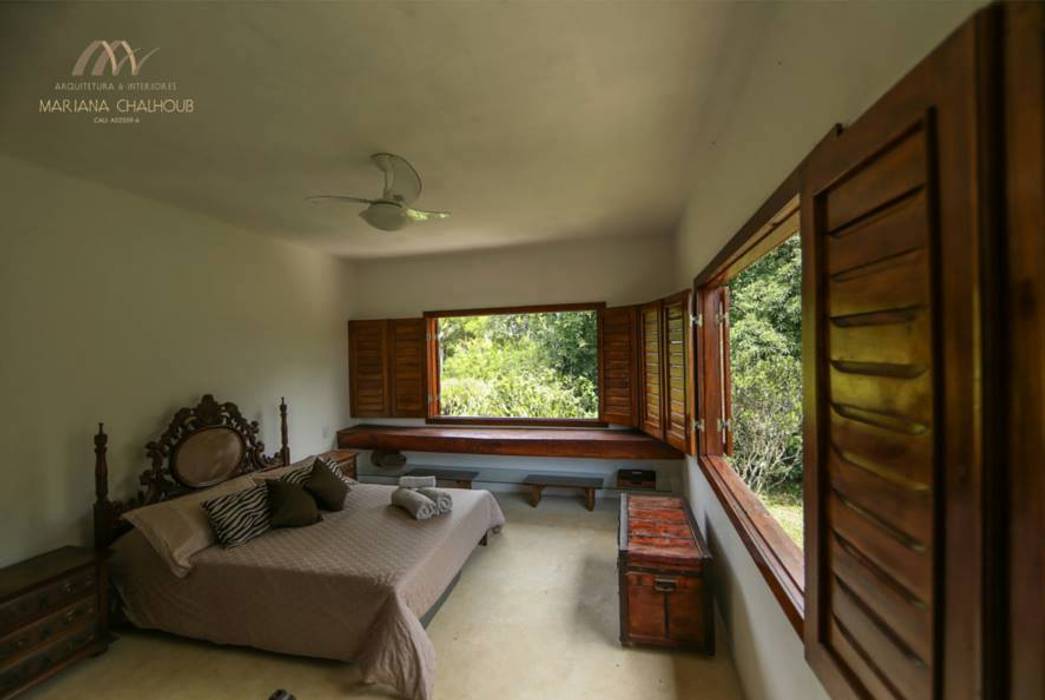 CASA DA FAZENDA, Mariana Chalhoub Mariana Chalhoub Colonial style bedroom