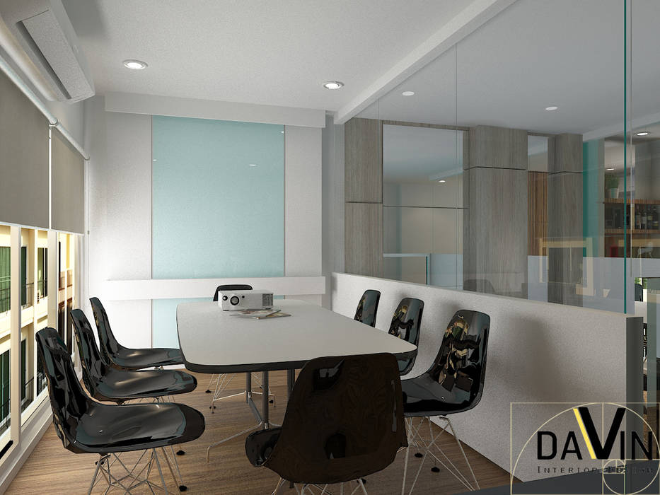 ออกแบบตกแต่งภายใน Home office @ Biz home Onnuch , Davin Interior Co., Ltd Davin Interior Co., Ltd Jardín interior Paisajismo de interiores