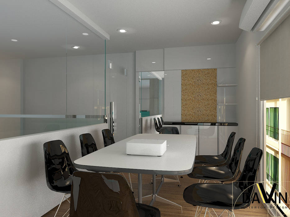 ออกแบบตกแต่งภายใน Home office @ Biz home Onnuch , Davin Interior Co., Ltd Davin Interior Co., Ltd Jardín interior Paisajismo de interiores