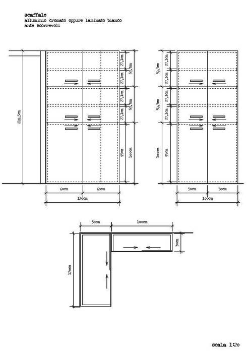 Lavori arch. Francesca Vezzani, Francesca Vezzani Francesca Vezzani Modern Media Room Furniture