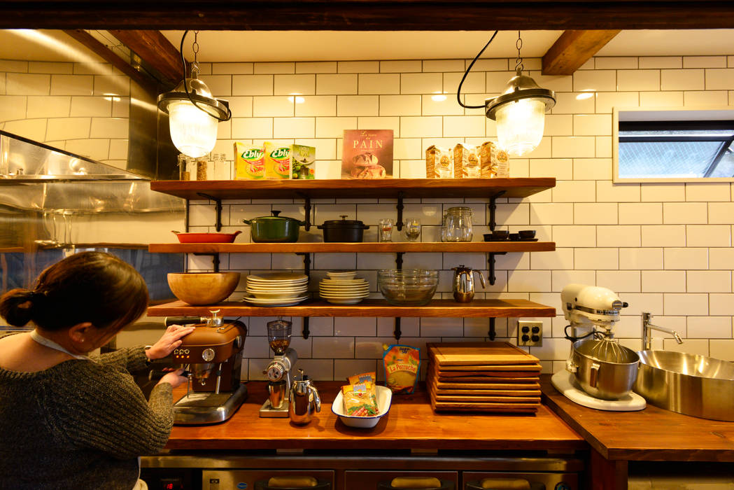 ブルックリンスタイルの厨房 株式会社SHOEI オリジナルデザインの キッチン