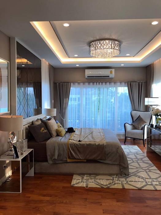 งานตกแต่งบ้านตัวอย่าง ม.ลัดดารมย์ ราชพฤกษ์-ติวานนท์ , Aurawan Home Design Co.,Ltd Aurawan Home Design Co.,Ltd